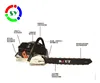 Hard Concrete Fast Speed Cutting Diamond Chain Saws
