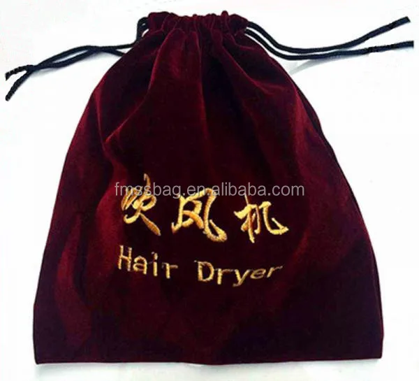 

Custom Wholesale Most Popular Flannelette pouch Drawstring Bag, Natural color