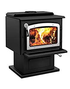 Buy Drolet Wood Stove On Pedestal Model Escape 1800 Nickel Door