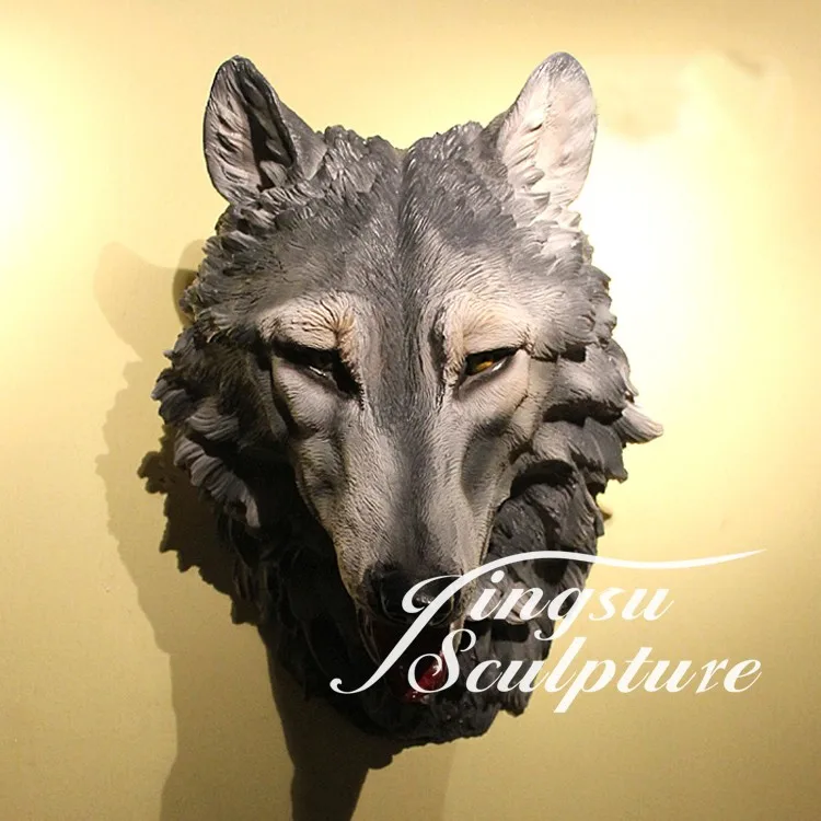 Jolie Sculpture Murale En Resine Tete De Loup Loup Buy Sculpture Murale Tete D Animal Sculpture Murale Tete De Loup En Resine Sculpture Murale Product On Alibaba Com