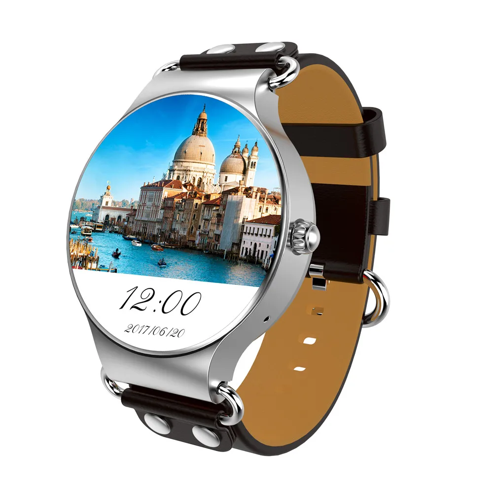 

In Stock kingwear kw98 android 5.1 smartwatch mtk6580 3g wifi gps wholesale smart watch 2019