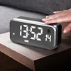 2019 latest body motion led digital alarm clock desck calender for bedroom hotel promotion