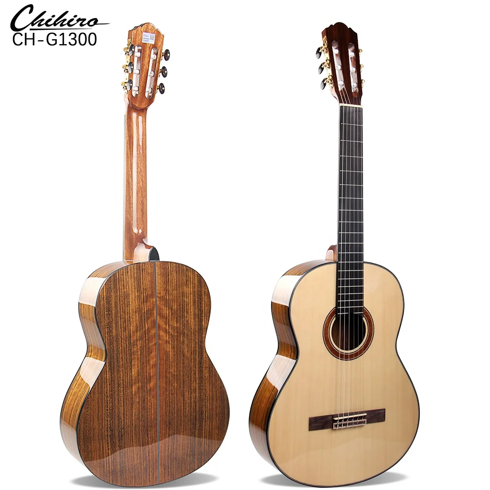 

CH-1300G 39 Inch Chihiro Nylon String Classical Guitar China Supplier, Nature wood color