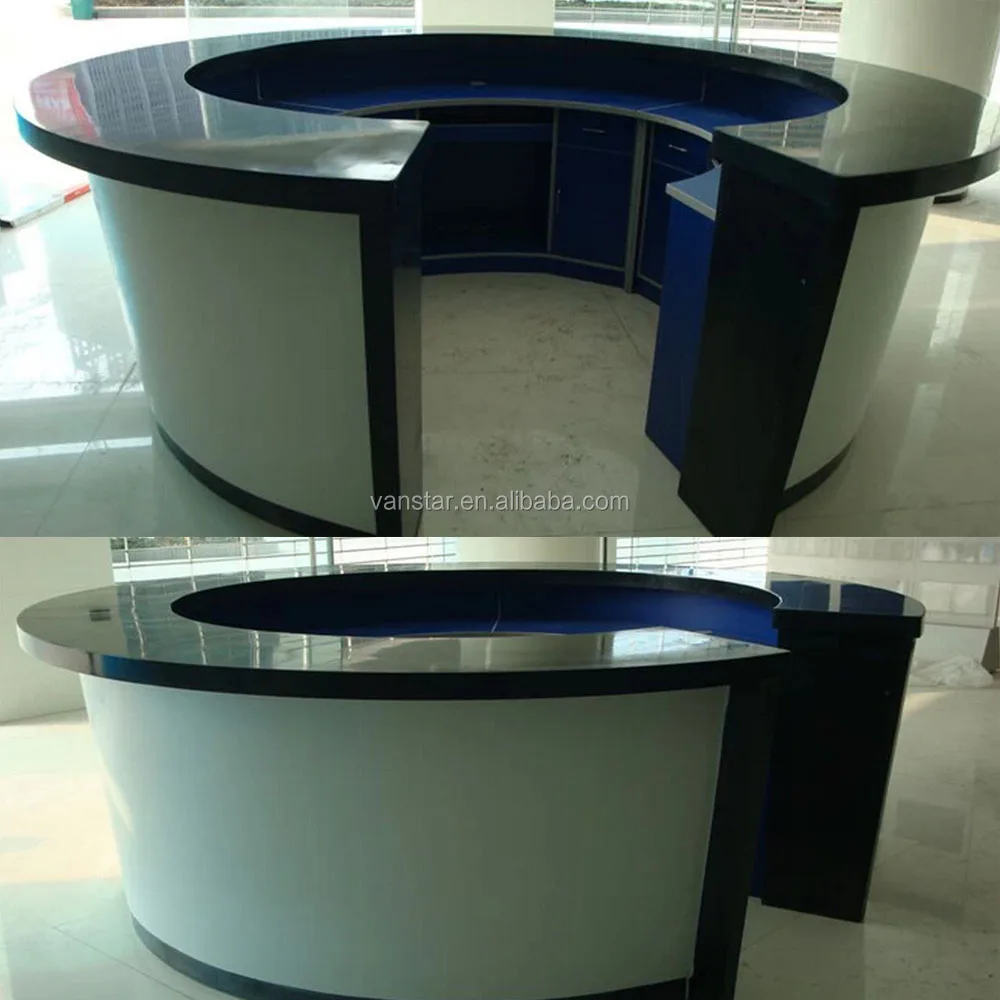 China Factory Oem Artificial Stone Granite Reception Desk Countertop High Quality