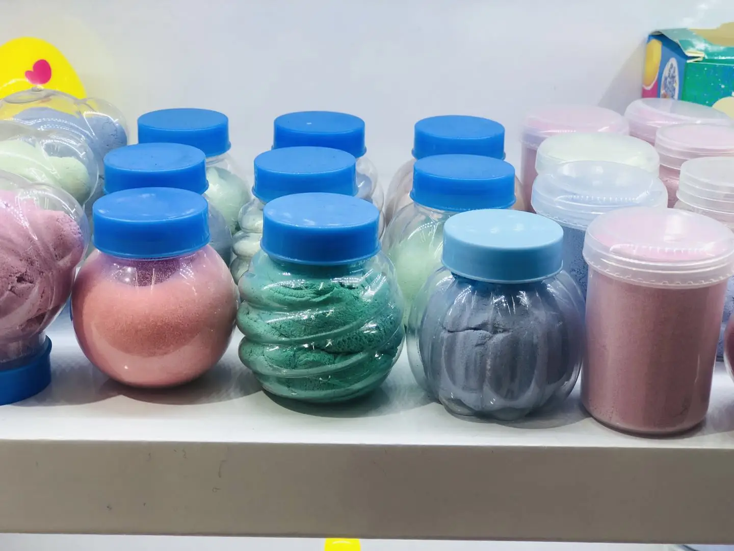 6 pcs set cotton slime