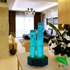 wedding decoration lights LED water bubble table centerpieces