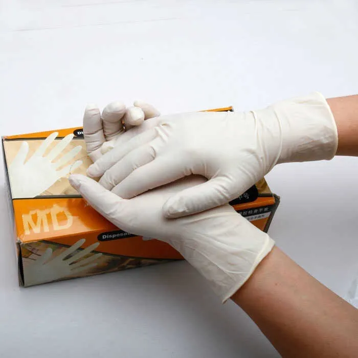 High Quality Disposable Medical Examination Gloves Latex Malaysia