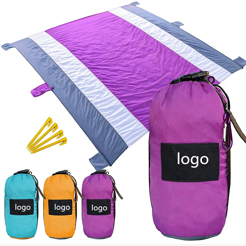 Woqi Sand Proof Waterproof Portable Parachute Nylon Ripstop Beach