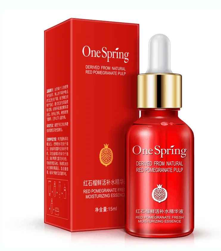 

OEM ODM One Spring Red Pomegranate moisturizing skin care serum for face