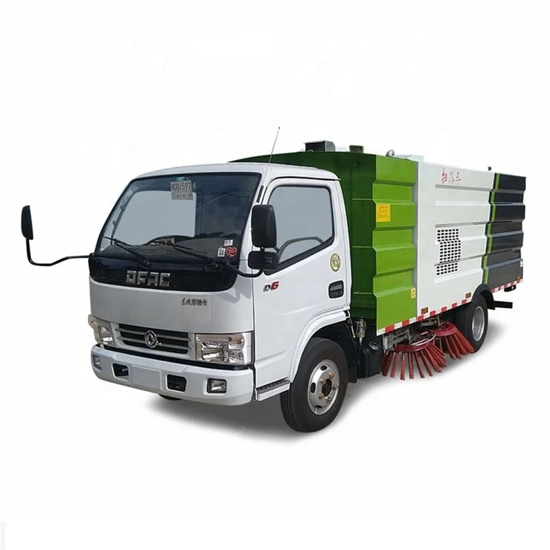 City Street And Runway And Airport Vacuum Road Sweeper Truck With 2m3 Water And 4m3 Dust Tank Capacity (1).jpg