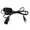 High quality approval lamp power cord light socket cord set for Himalayan salt lamp with lamp holder E12 and dimmer switch