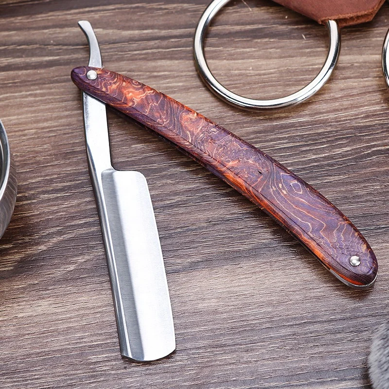 
Cut Throat Shaving Straight Razor Carbon Steel Barber Sharpen Straight Razor Shave German Safty Shaver Throat Razors 