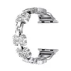 Four leaf stainless Steel Strap For Apple Watch Band Diamond 38mm/42mm