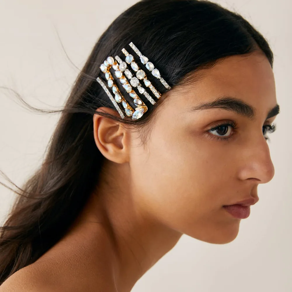 

SF0404 2019 New design Fashion Crystal rhinestone hair clips