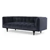 Chesterfield Luxury velvet button tufted sofa set with high quality high back sofa