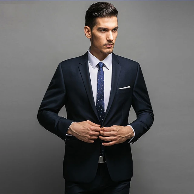 office men suit suit with one button suit for man