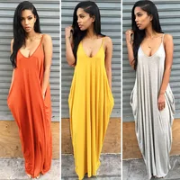 

New arrival hot sale casual maxi dress for womens