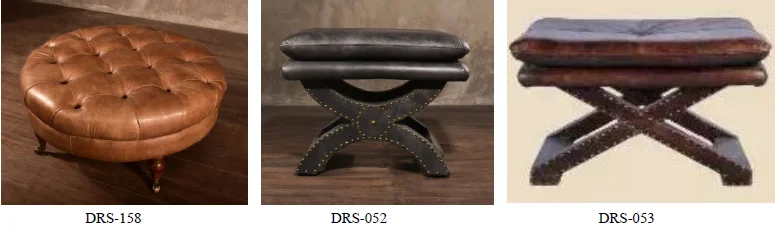 Disdressed Leather X-shaped Base Stools.png