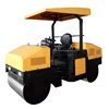 Diesel single steel mini compactor river type road roller for sale