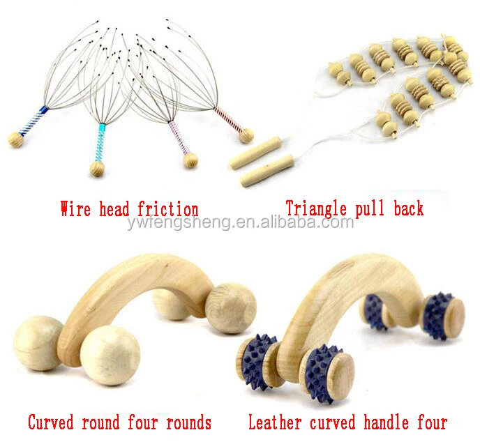 wooden massager f