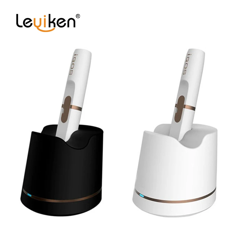 

Universal smart iQOS magnetic Charger holder for E-Cigarette iqos charging, Black;white