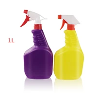 

china suppliers wholesale green trigger spray cleaning plastic HDPE bottle 1000ml