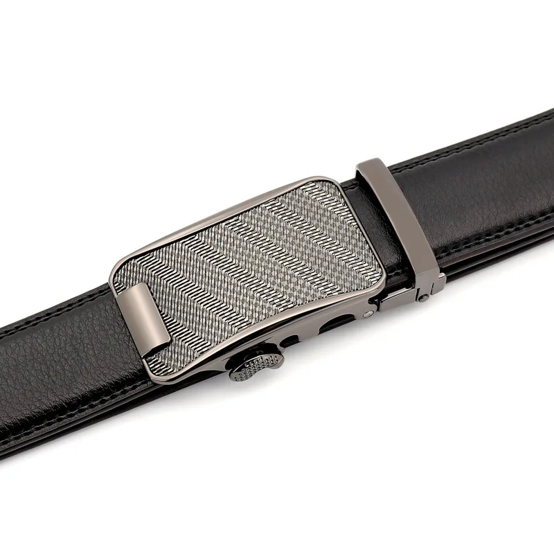 
Custom Business Top Grain Genuine Leather Automatic Men Genuine Leather Belt 