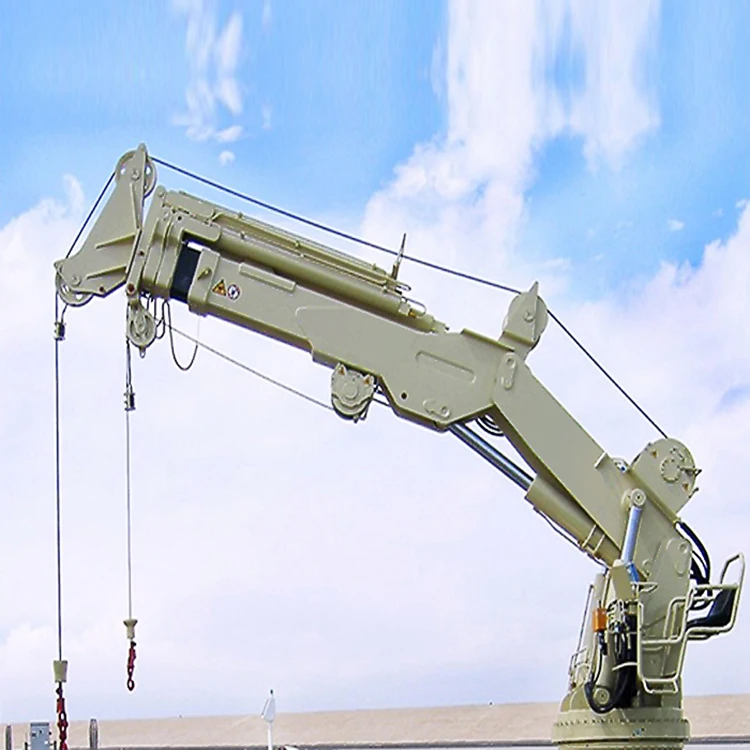 2 Ton Marine Electric Hydraulic Deck Knuckle Boom Crane Price