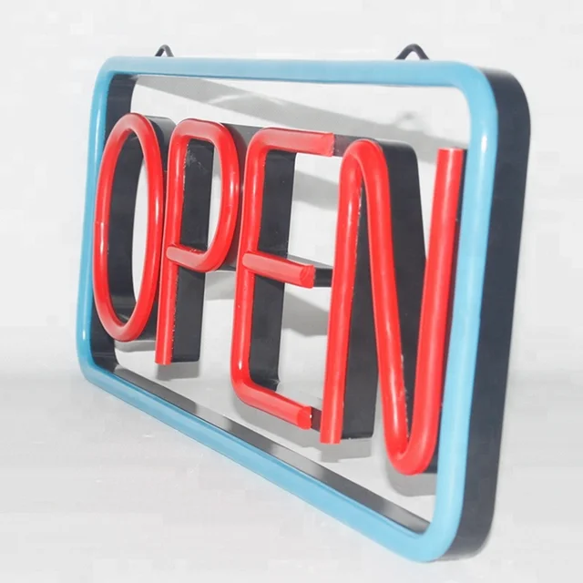 Led Neon Lighted Open Sign In Acrylic For Your Shop Buy Open