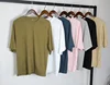high quality basic men's plain fashion 3/4 sleeve oversize T shirt custom logo