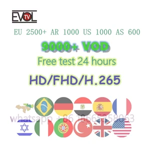 2019 EVOL IPTV UHD 4K Arabic Europe USA channels iptv server subscription 12 months code apk EVDTV PLUS reseller panel x x x
