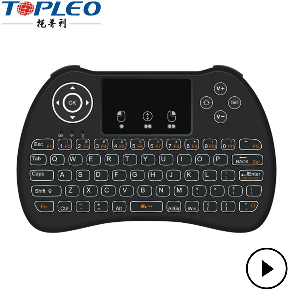 

Various language styles 2.4 GHz gaming wireless keyboard mouse combo set, Black