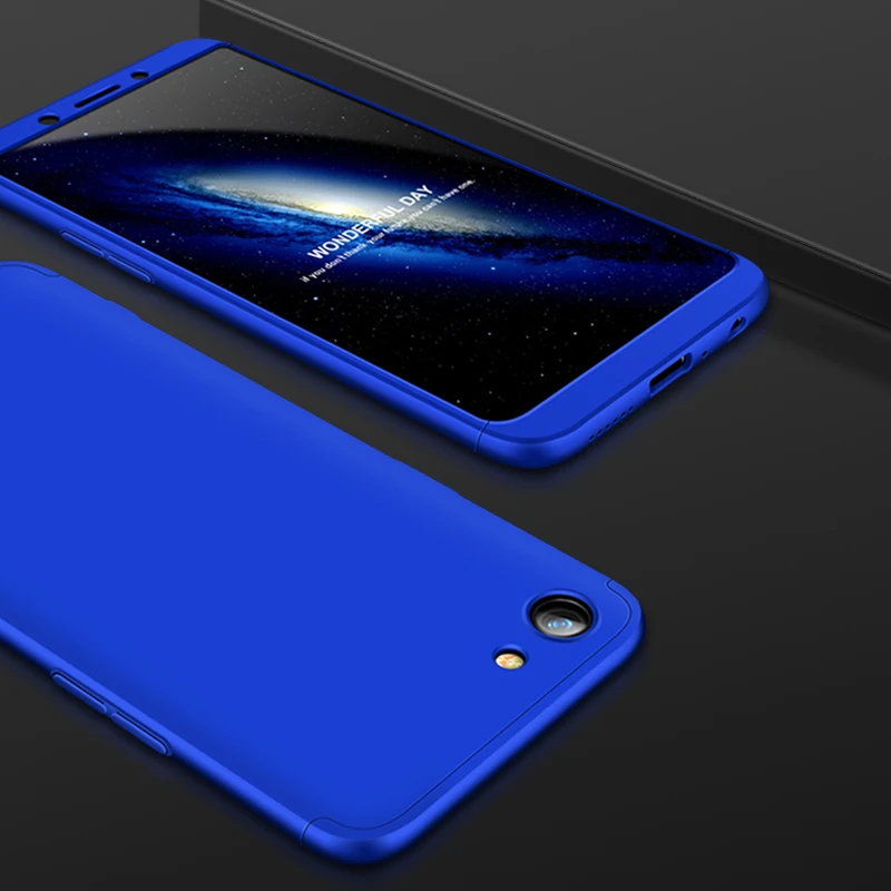 2018 hot sell 360 cover Removable 3in1 Hard PC Shield Back Cover Case for OPPO A83 phone cases