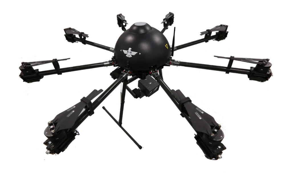 八旋翼安全无人机空中监视调查 ym-8120