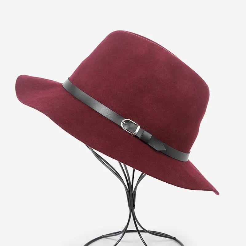 Wide Brim Gangster Party Jazz Trilby Hat
