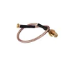 Taidacent 15cm Long RF Line MMCX Extension Cable Figure Antenna Extension Line MMCX Right Angle Cable MMCX Connector Cable