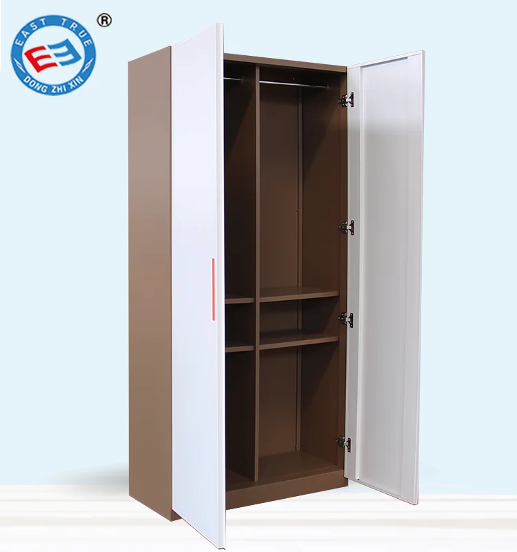 Powder Coated Bangladesh Otobi Furniture Wardrobe Steel Almirah Double