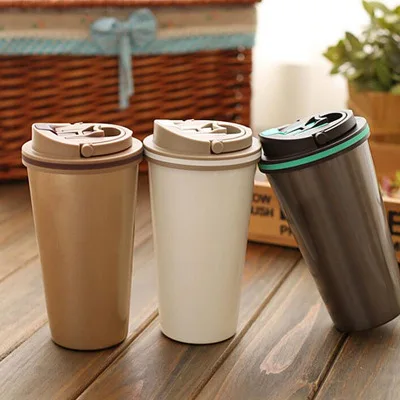 Food Grade Doubell Wall Coffee Travel Mug, Custom Coffee Mug, Stainless Steel Coffee Mug