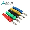 JIALUN 5 color 4mm Nickel Plated Amplifier Speaker Banana Jack Plug