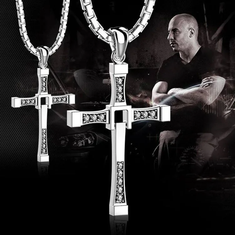 

factory direct Torredo speed and passion 8 pendant cross necklace men's necklace