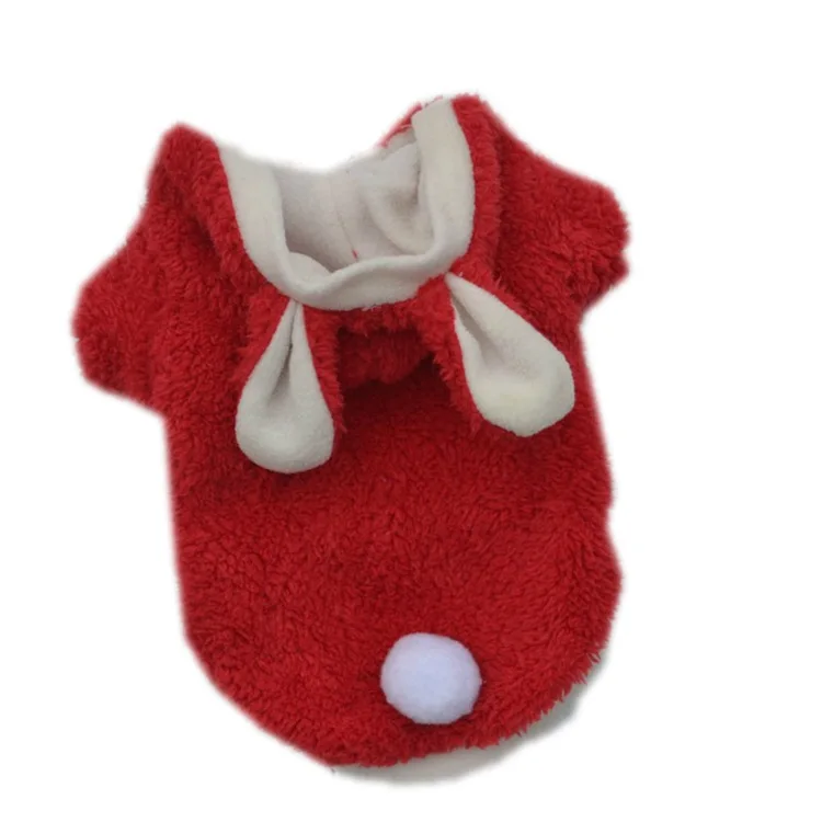 

JY435 pet dog clothes lovely rabbit cotton-padded cat costume