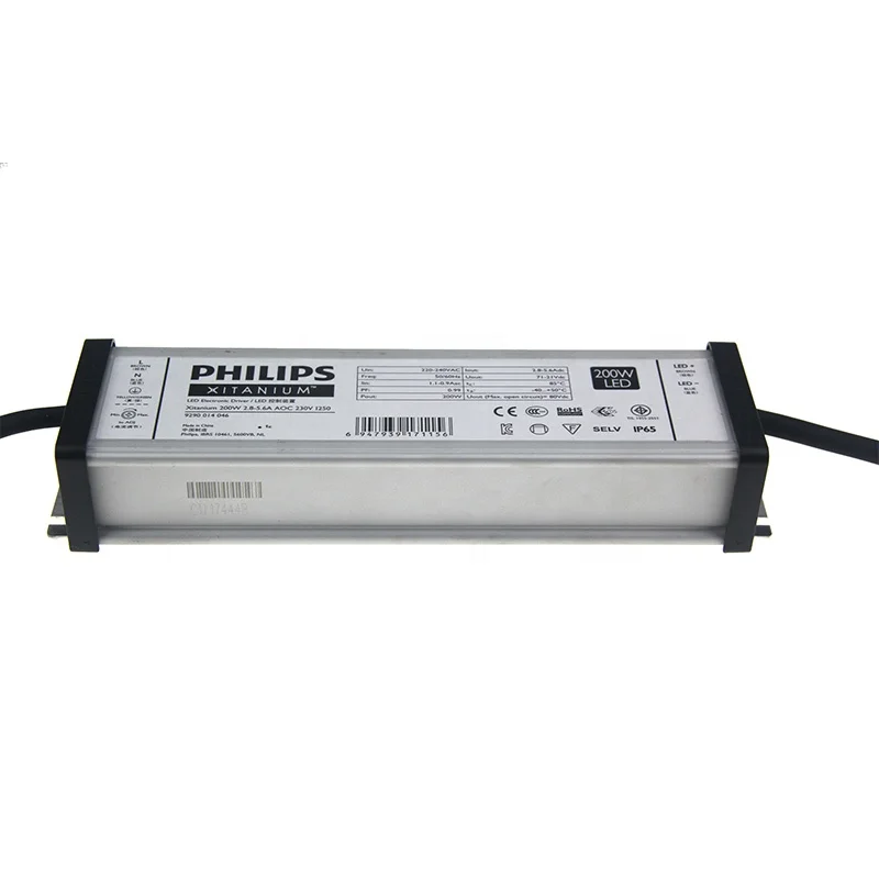 philips Xitanium 200W 2.8-5.6A AOC 230V I250 philips ip65 G2  high efficiency power transformers for road lamp flood lighting