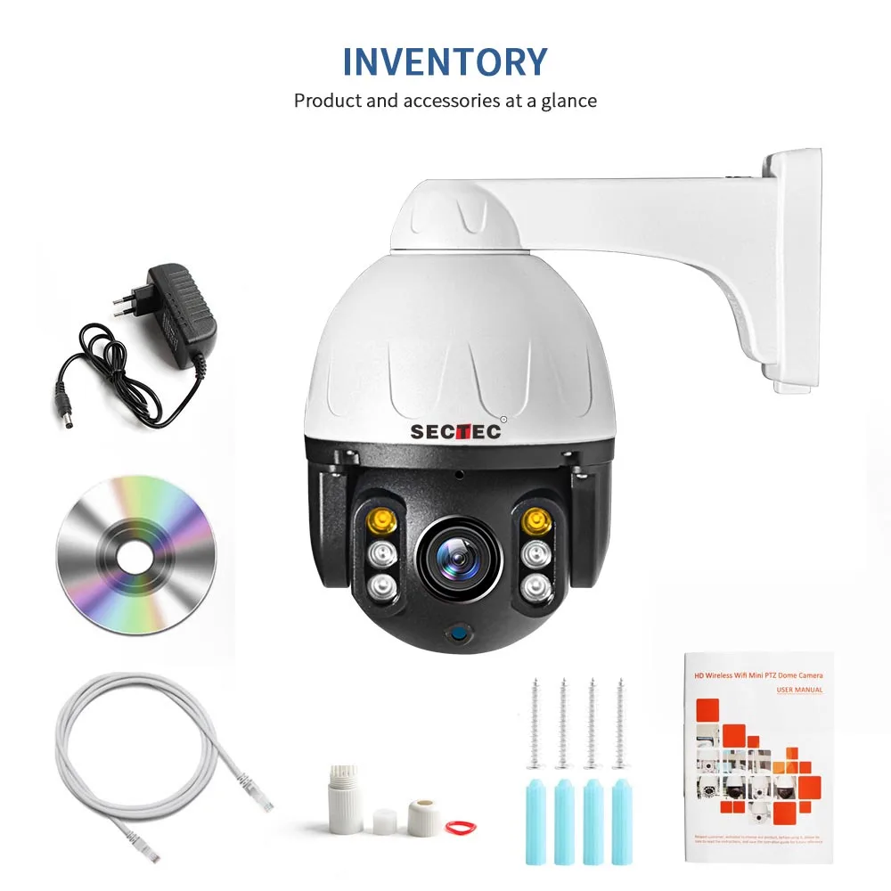 Sectec Hd 1080p 2.4g Wifi Security Camera System Wireless High Speed ...