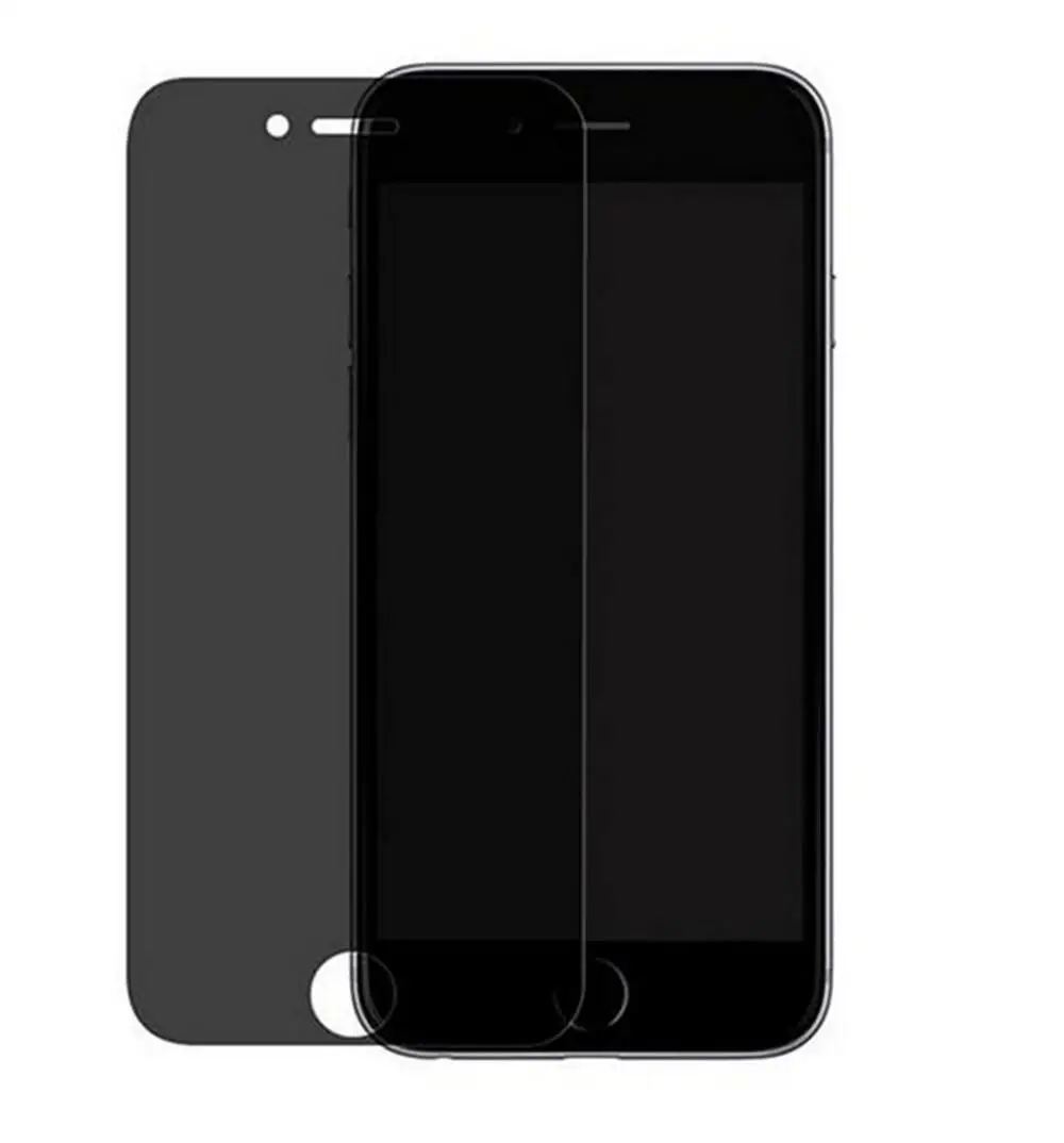 

New arrival wholesale cell Phone Anti spy Privacy Screen Protector Tempered Glass for iPhone 7 7plus 8 X