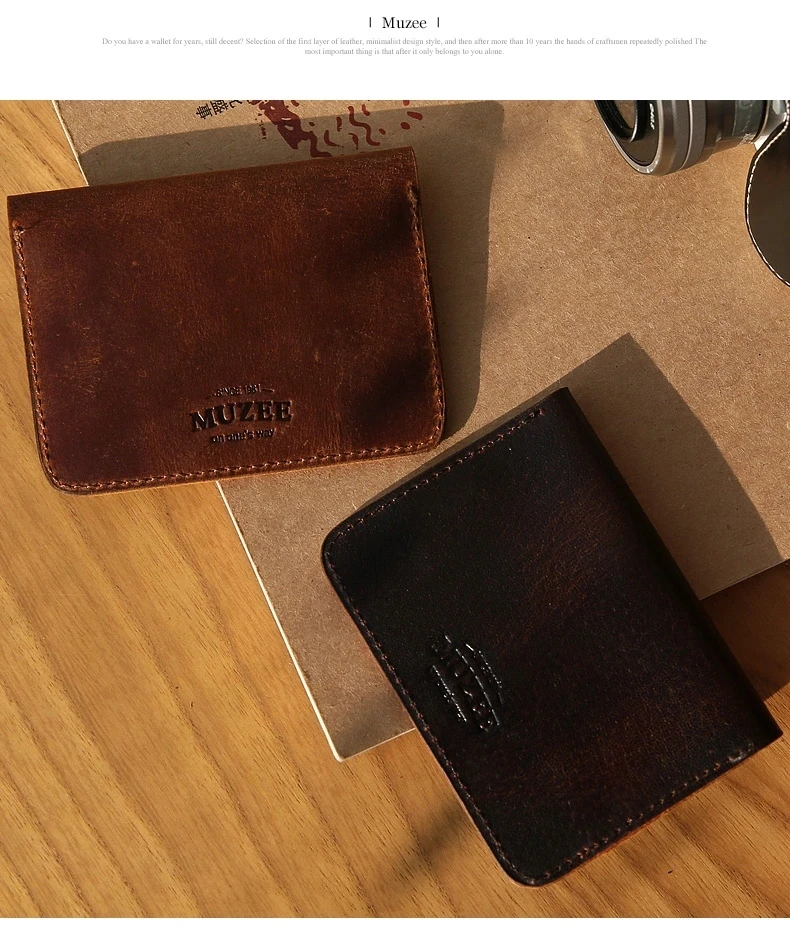European style wallets leather men custom logo genuine leather wallets for men ME1441