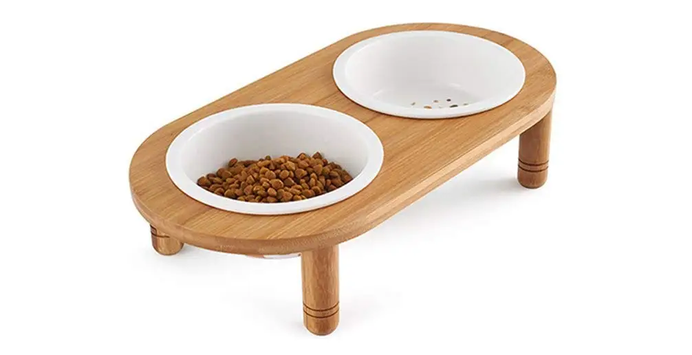 dog bowls with stand for small dogs