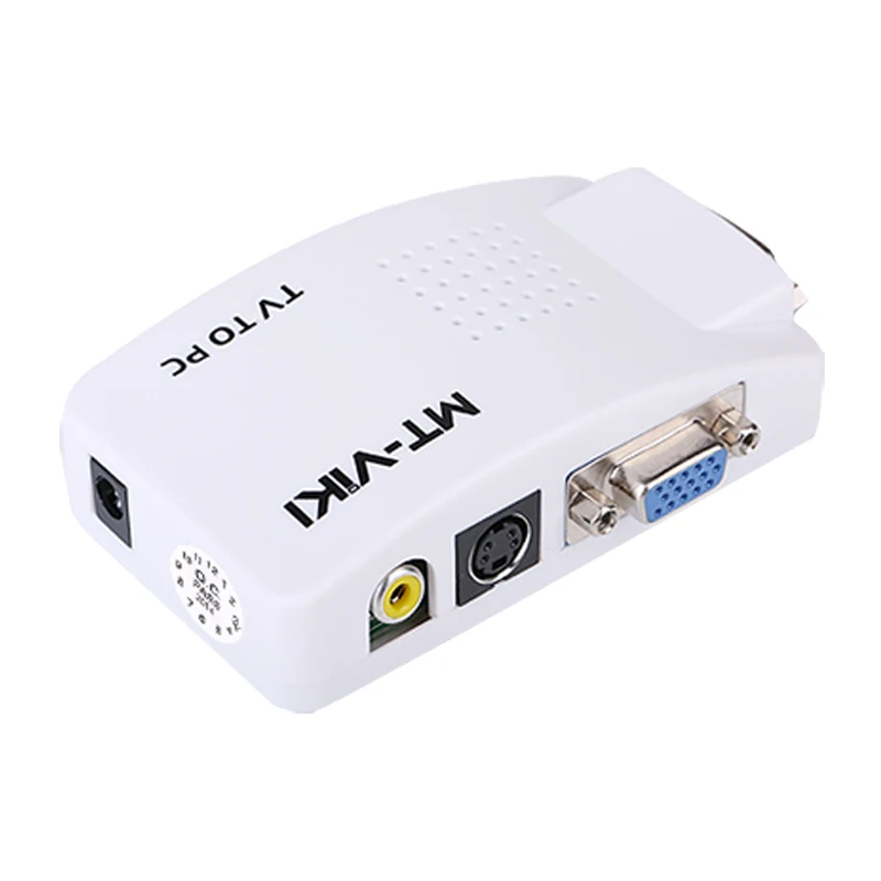 TV to PC 1080P CVBS+S_Video +VGA to VGA converter av to vga converter