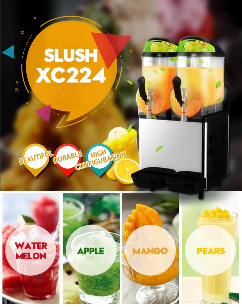 Xc224 Donper Coffee Machine Ice Granita Slush Machine Slush Machine