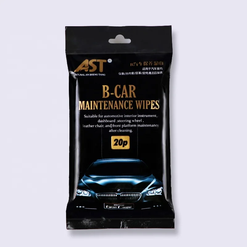 

Auto Car Dashboard Cleaning & Maintenance Wet Tissues