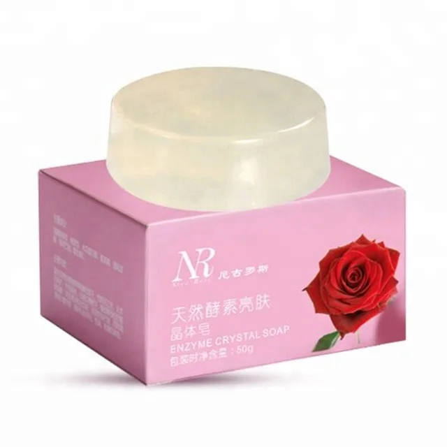 

Whitening Natural Active Enzyme Crystal Soap For Armpit Intimate Area, As picture